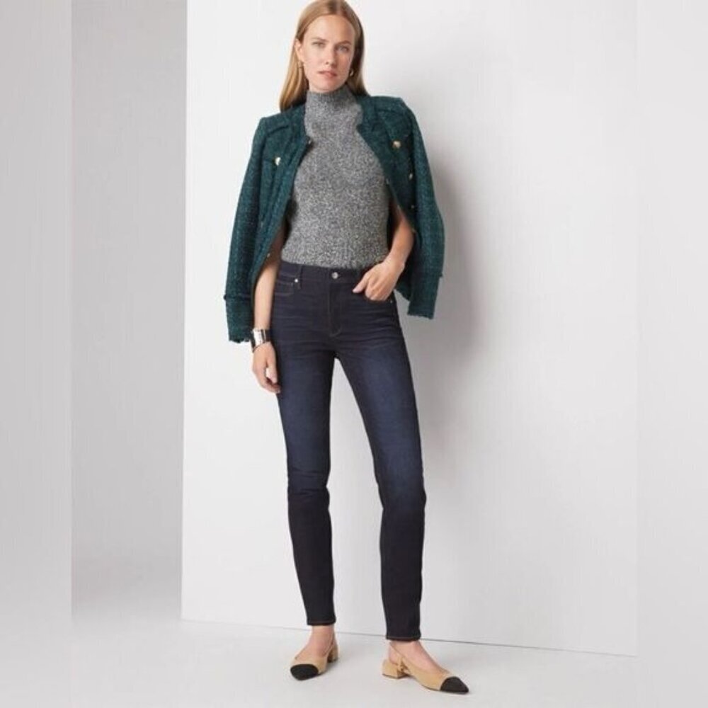 White House Black Market Slim Leg Jeans Women Size 8